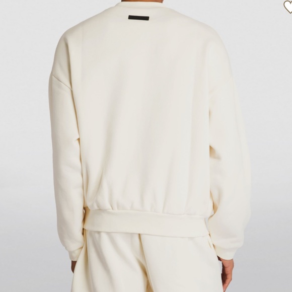 Fear Of God Essentials Cloud Dancer Crew Neck Sweatshirt Men’s L NWT - Picture 3 of 9